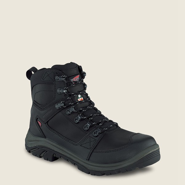 Red Wing Safety Boots Trades - 6-Inch Side-Zip Waterproof Csa Toe - Svart - Herre 3478-BNGVD